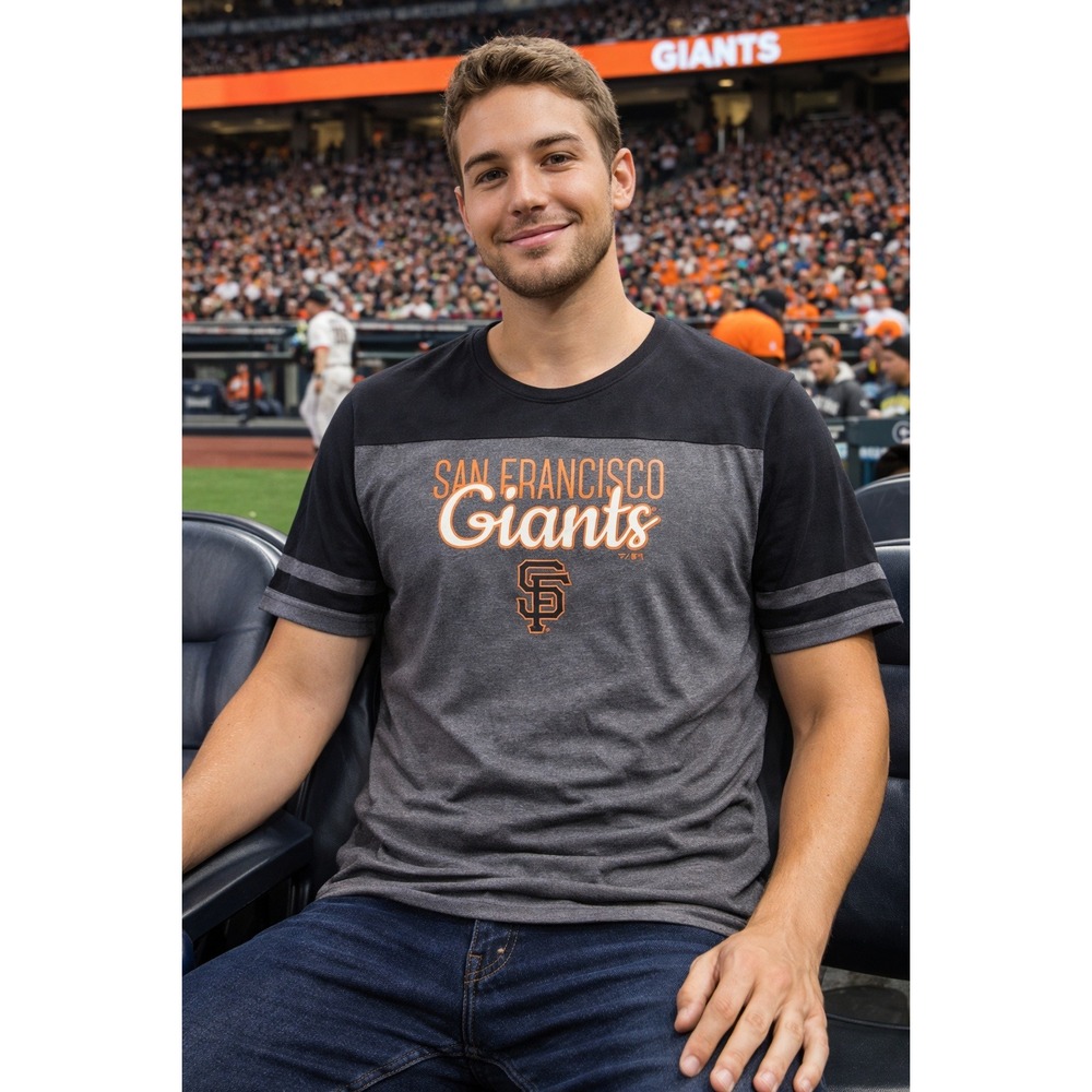 Men's 2XL‎ Fanatics SF Giant's T-Shirt (Black)